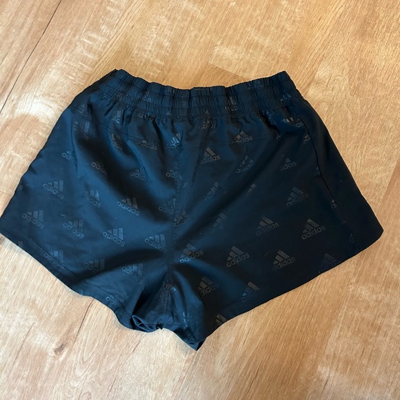 Adidas black athletic shorts size small - Picture 2 of 3